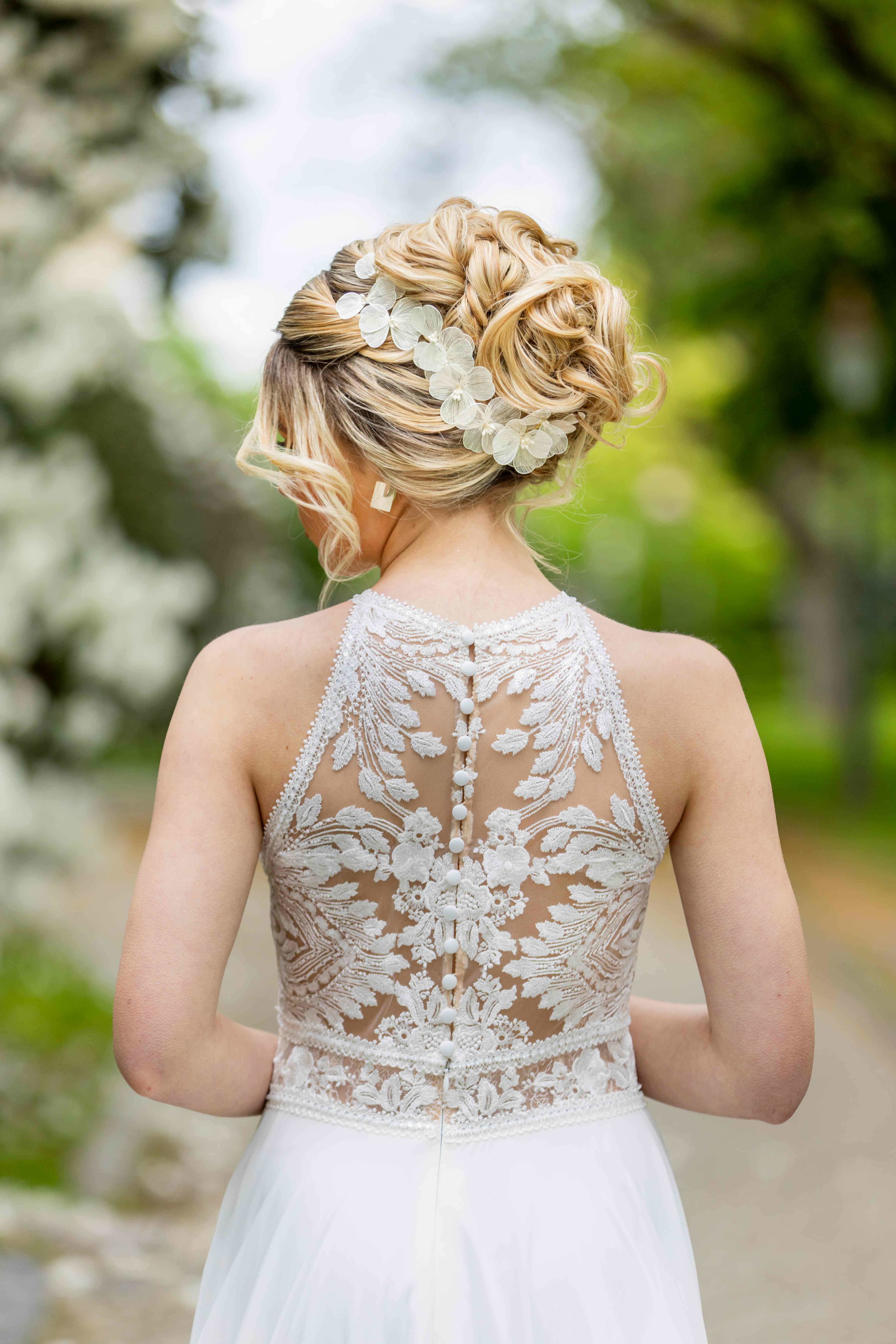 Elegante Brautfrisur